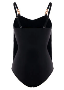 Tassel Black Mesh One Piece Swimwear -Elegance Swimwear Store 1698037461395061482