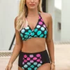 Polka Dot High Waisted Bikini Set