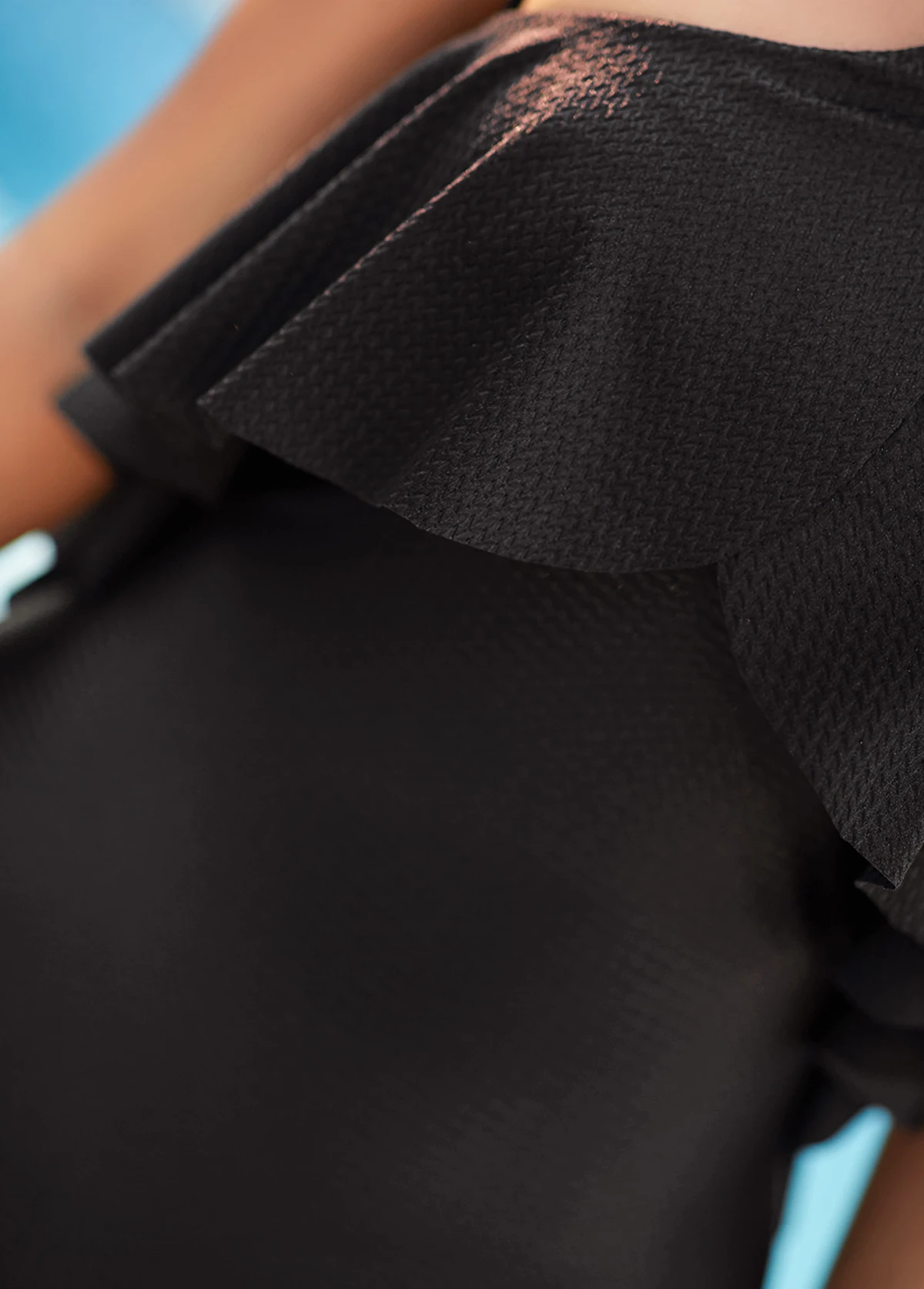 Tie Back Ruffle Overlay One Piece Swimwear 5 Tie Back Ruffle Overlay One Piece Swimwear - Image 5