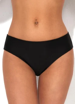 Low Waist Black Bikini Bottom For Women -Elegance Swimwear Store 288528 P 16371429449104