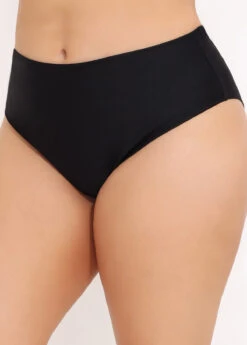 Plus Size Black High Waisted Swimwear Panty -Elegance Swimwear Store 288534 P 16415204692593