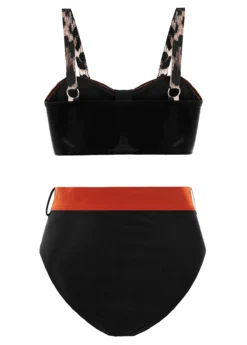 Leopard High Waist Wide Strap Bikini Set 5 Leopard High Waist Wide Strap Bikini Set -Elegance Swimwear Store 289637 P 1698054600863