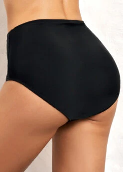 Lace Black Cross Strap Swimdress Set -Elegance Swimwear Store 293407 P 16415205230191