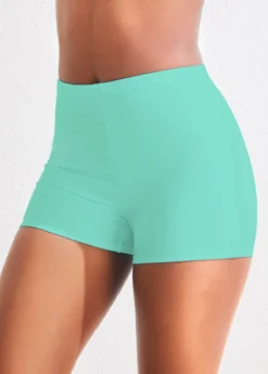 Mid Waisted Mint Green Swim Shorts -Elegance Swimwear Store 319908 P 16833431062642