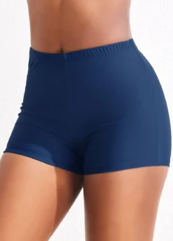 Mid Waisted Blue Swimwear Shorts 5 Mid Waisted Blue Swimwear Shorts -Elegance Swimwear Store 319910 P 16739420525712