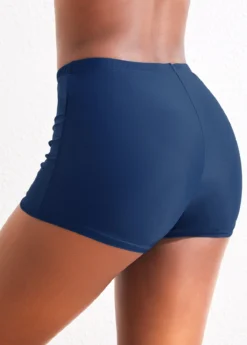 Mid Waisted Blue Swimwear Shorts 4 Mid Waisted Blue Swimwear Shorts -Elegance Swimwear Store 319910 P 16739420525821