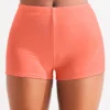 Mid Waisted Pink Swimwear Shorts