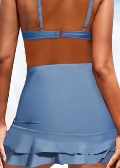 Dusty Blue Criss Cross Bikini Set -Elegance Swimwear Store 321349 P 1675391096838