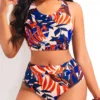 Two Piece High Waisted Bikini Set