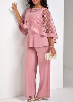 Long Three Quarter Length Sleeve Jumpsuit And Cardigan 9 Long Three Quarter Length Sleeve Jumpsuit And Cardigan -Elegance Swimwear Store 334771 P 16889877374074