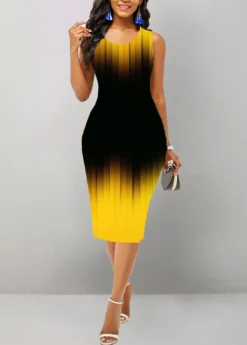 Ginger Two Piece Ombre Long Sleeve Dress -Elegance Swimwear Store 335298 P 1685500624928