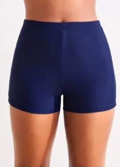 Stretch Mid Waisted Navy Swim Shorts -Elegance Swimwear Store 336413 P 16871565516140 1