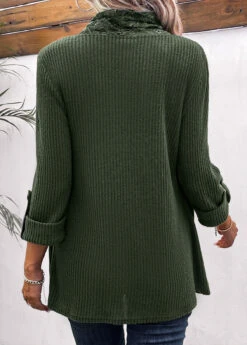 Plus Size Olive Green Fake 2in1 T Shirt 19 Plus Size Olive Green Fake 2in1 T Shirt -Elegance Swimwear Store 336500 P 16908047554801